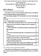 Kỳ thi chọn học sinh giỏi Sinh học 10 (Có đáp án) - Năm học 2016-2017 - Trường THPT chuyên Hạ Long